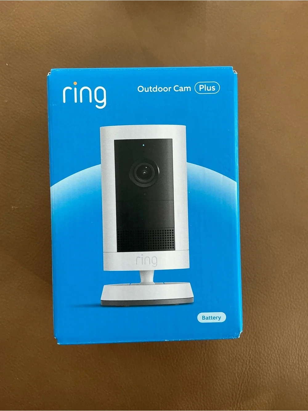 Ring Outdoor Camera - White and Black Accent
